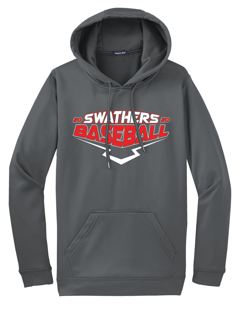 Hesston High School Baseball Hooded Sweatshirt Atomic