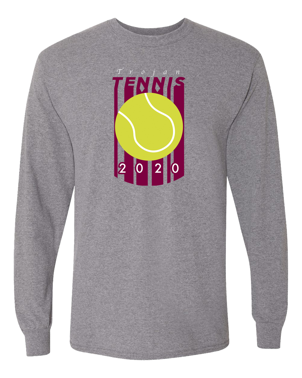 Hillsboro High School Tennis LongSleeve TShirt Atomic
