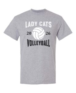 Alternative view of Moundridge High School Volleyball Lady Cats T-Shirt
