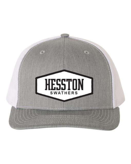 Hesston Swather Heather Grey/Black Hat - Image 2