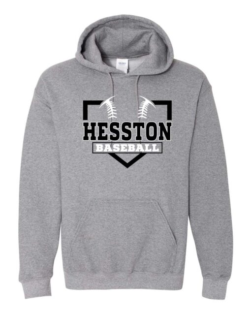 Hesston Youth Baseball Hooded Sweatshirt - Image 2