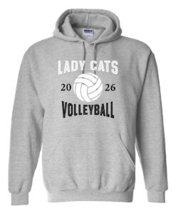 Moundridge High School Volleyball Lady Cats Hooded Sweatshirt - Image 2