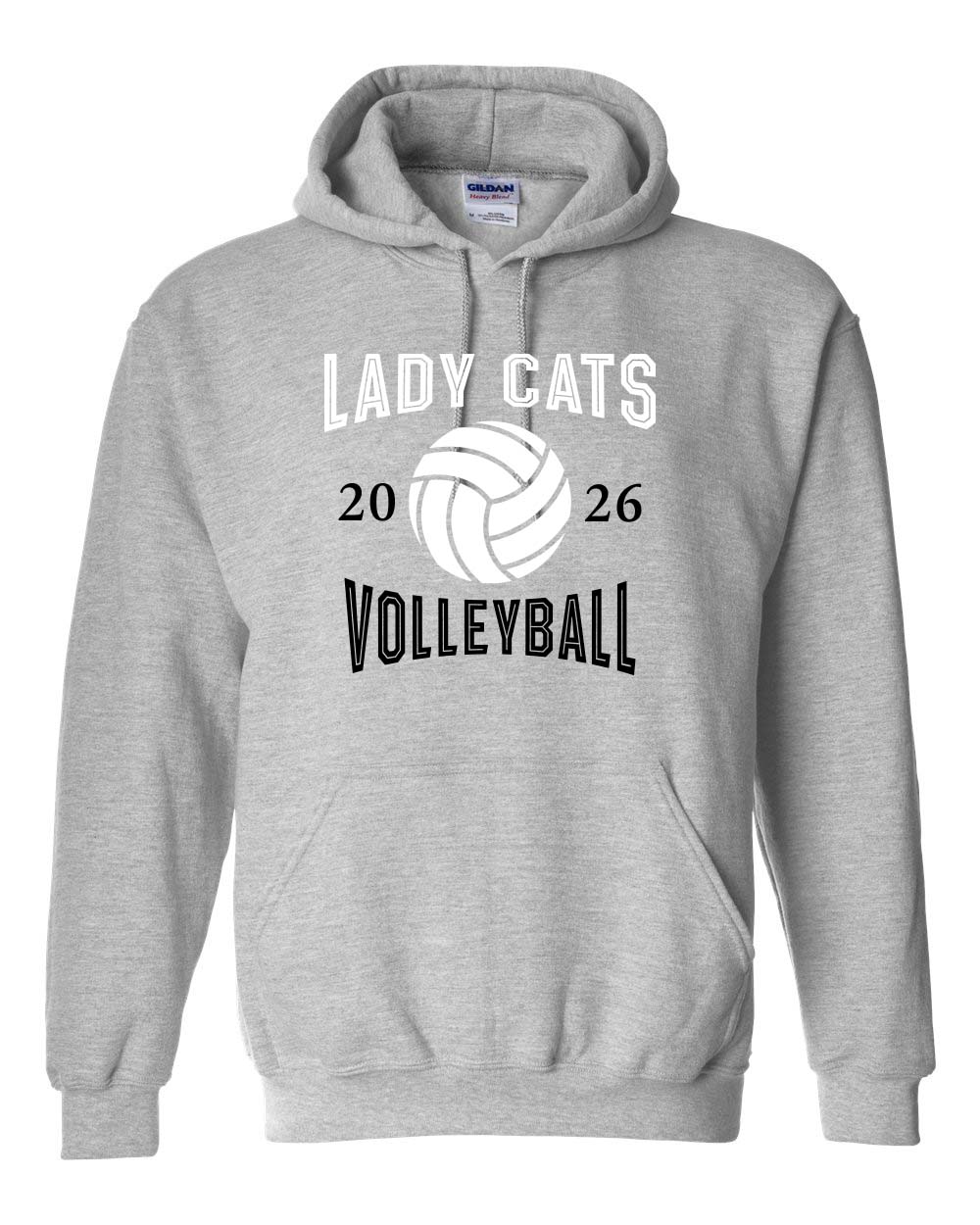 Moundridge High School Volleyball Lady Cats Hooded Sweatshirt - Image 2