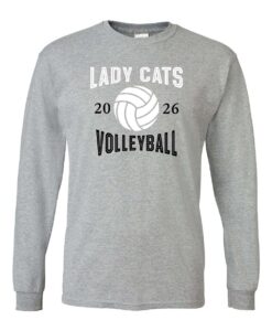 Moundridge High School Volleyball Lady Cats Long-Sleeve T-Shirt