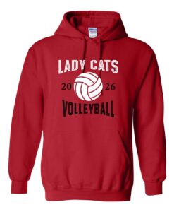 Moundridge High School Volleyball Lady Cats Hooded Sweatshirt