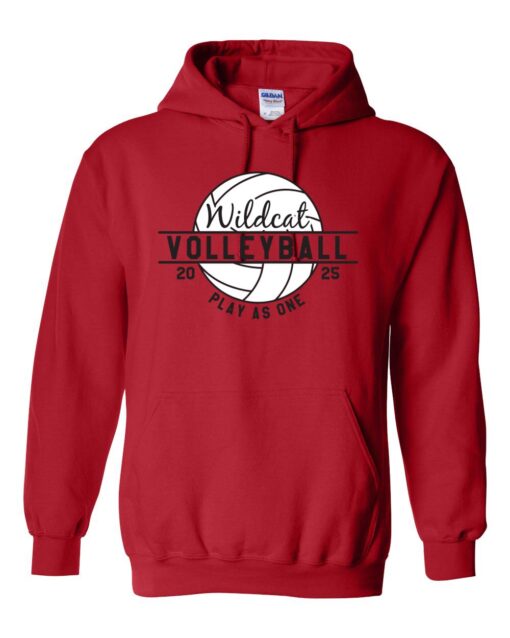 Moundridge High School Volleyball Hooded Sweatshirt