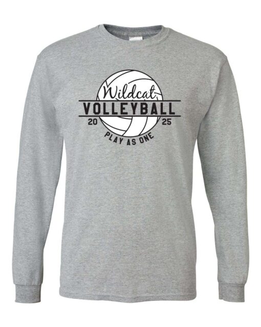 Moundridge High School Volleyball Long-Sleeve T-Shirt