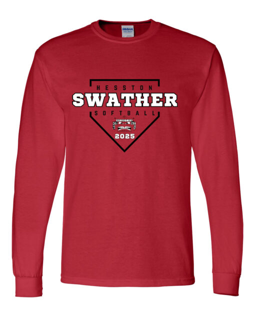 Hesston High School Softball Long-Sleeve T-Shirt - Image 2