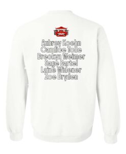 Alternative view of Hesston High School State Tennis Crewneck Sweatshirt