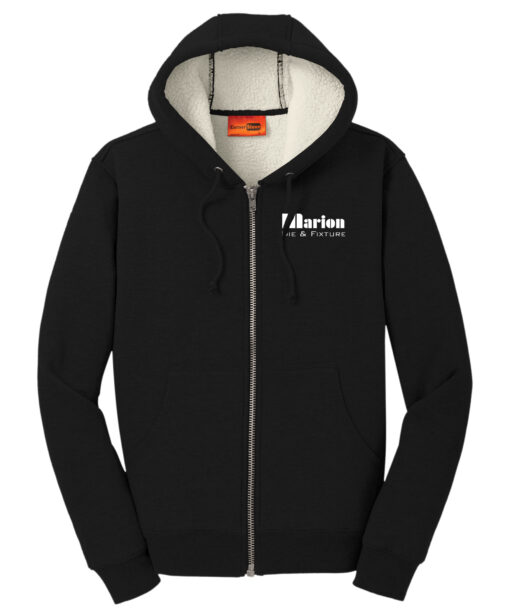 MDF Sherpa Zip Hooded Sweatshirt - Image 3