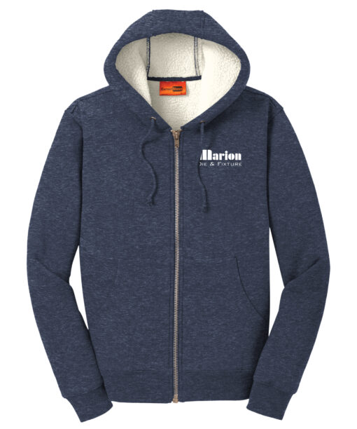 MDF Sherpa Zip Hooded Sweatshirt - Image 2