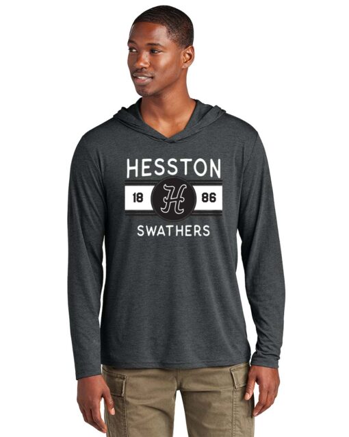 Hesston Swather District Hooded Tee - Image 2