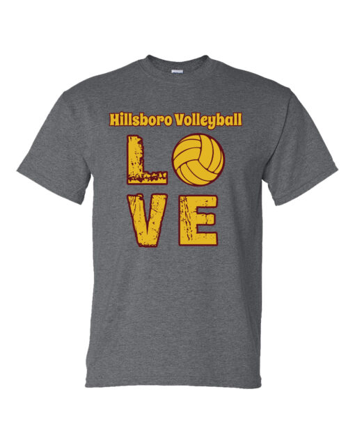 Hillsboro High School Volleyball "Love" T-Shirt