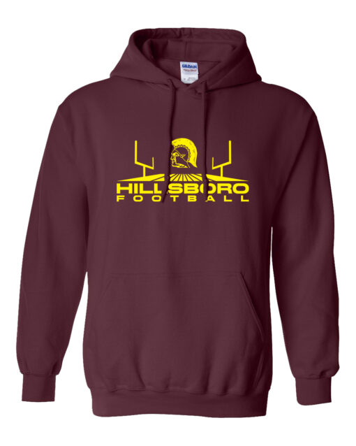Hillsboro Middle School Football Hooded Sweatshirt