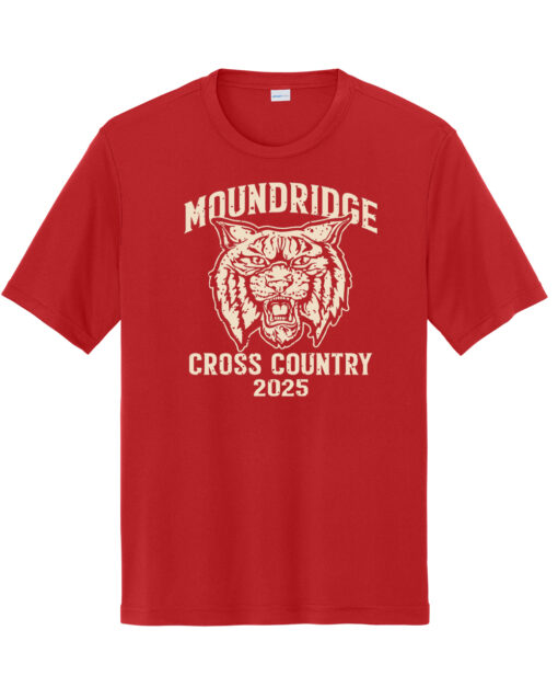 Moundridge High School "Retro" Cross Country Performance T-Shirt