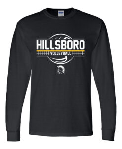 Hillsboro High School Volleyball "Team" Long-Sleeve T-Shirt