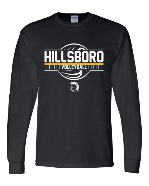 Hillsboro High School Volleyball "Team" Long-Sleeve T-Shirt