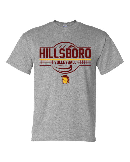 Hillsboro High School Volleyball "Team" T-Shirt - Image 2