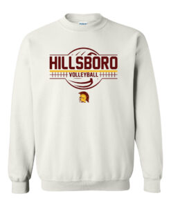 Hillsboro High School Volleyball "Team" Crewneck Sweatshirt