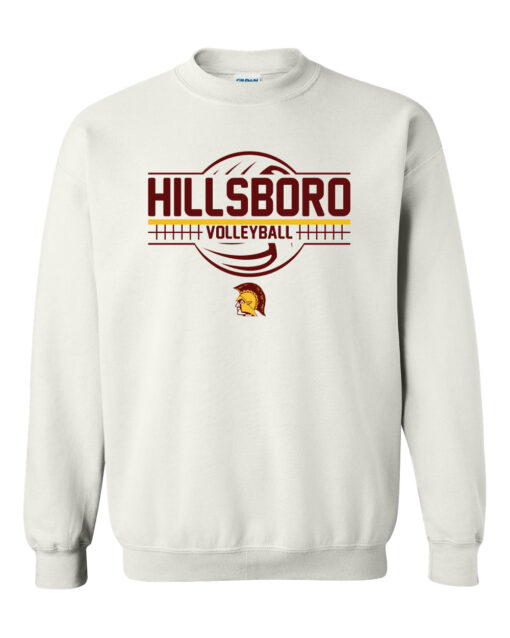 Hillsboro High School Volleyball "Team" Crewneck Sweatshirt