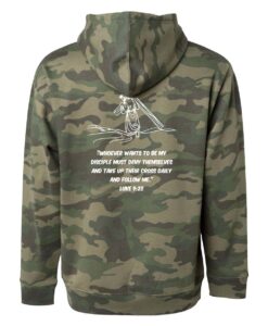 Alternative view of Hesston FCA Camo Hooded Sweatshirt