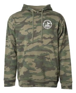 Hesston FCA Camo Hooded Sweatshirt