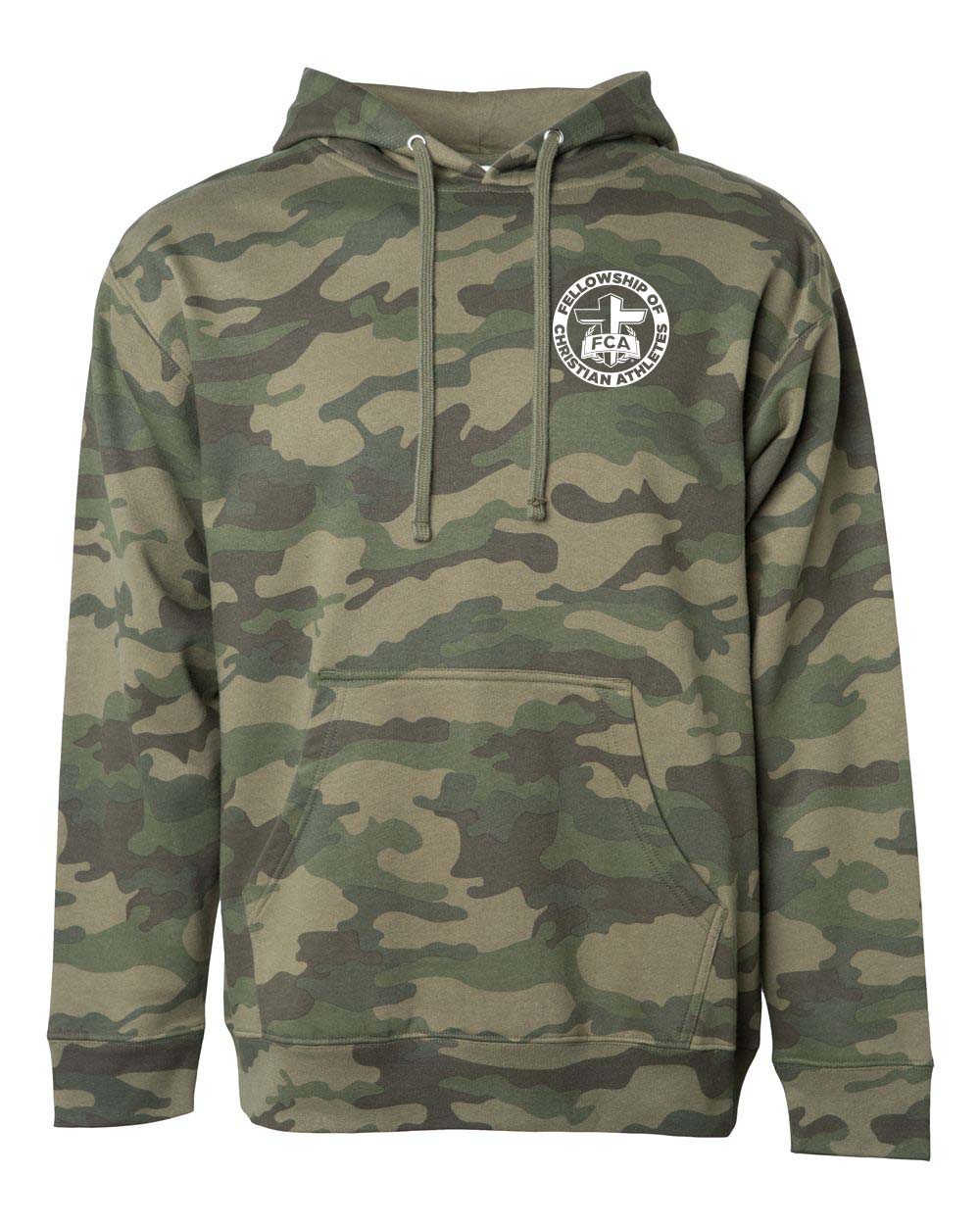 Hesston FCA Camo Hooded Sweatshirt
