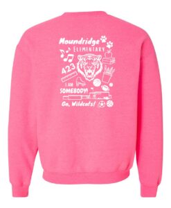 Alternative view of Moundridge Elementary Pink Paw Crewneck Sweatshirt