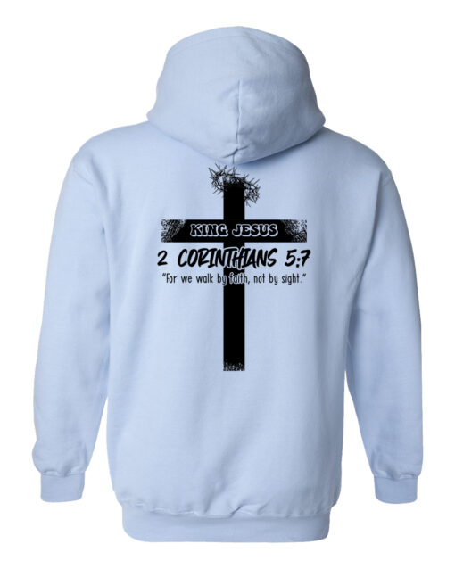 Hesston FCA Light Blue Hooded Sweatshirt - Image 2