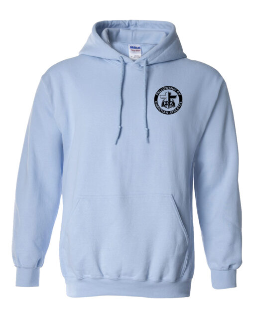 Hesston FCA Light Blue Hooded Sweatshirt