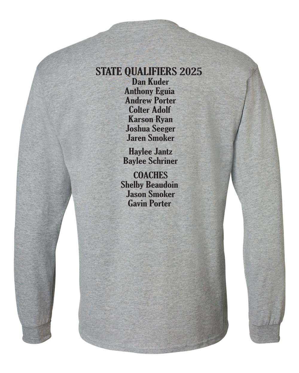 Moundridge State Cross Country Long Sleeve Tee - Image 2