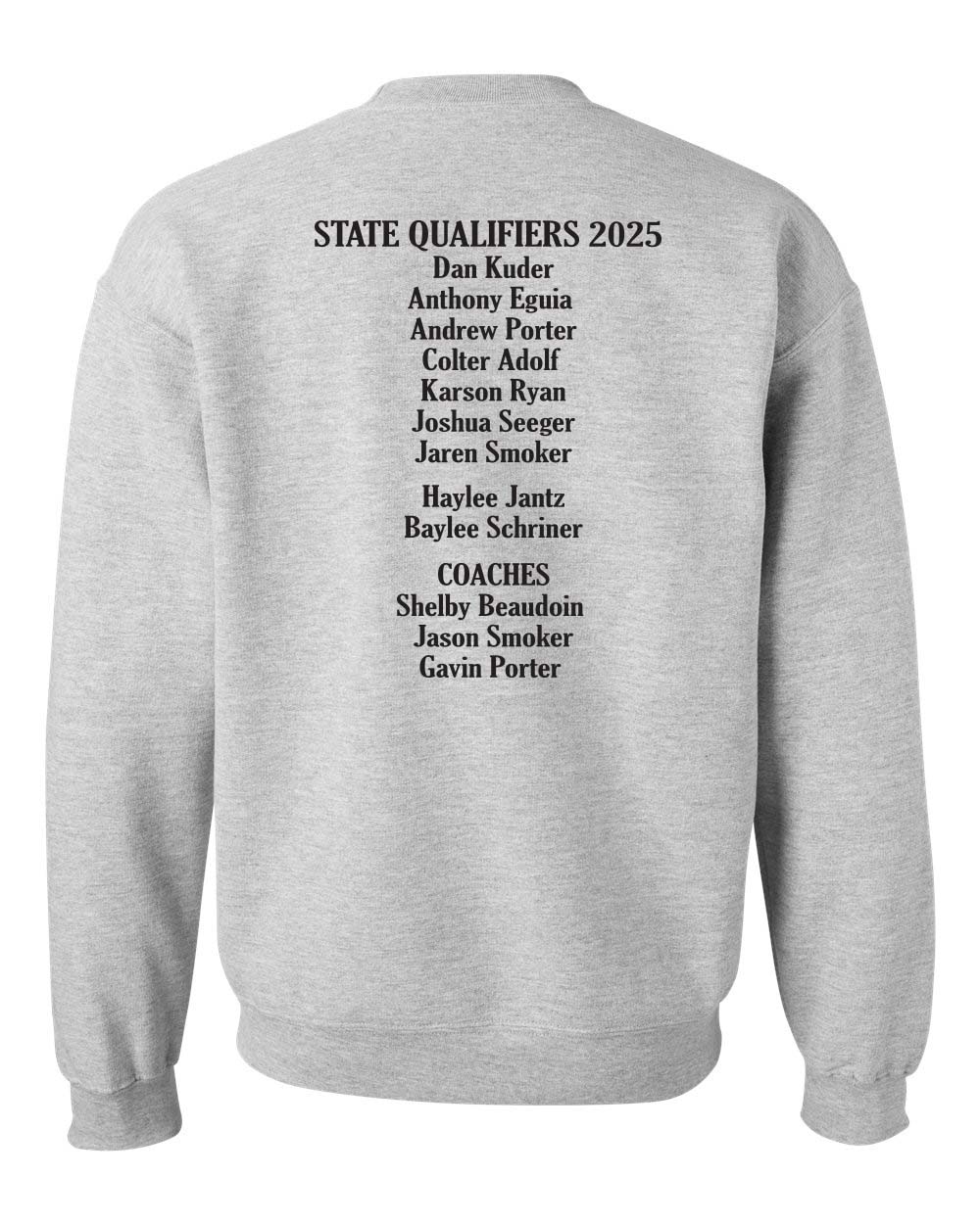 Moundridge State Cross Country Crewneck Sweatshirt - Image 2