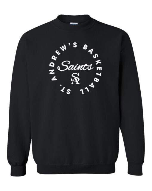 St. Andrew's Basketball "Circle" Crewneck Sweatshirt - Image 4