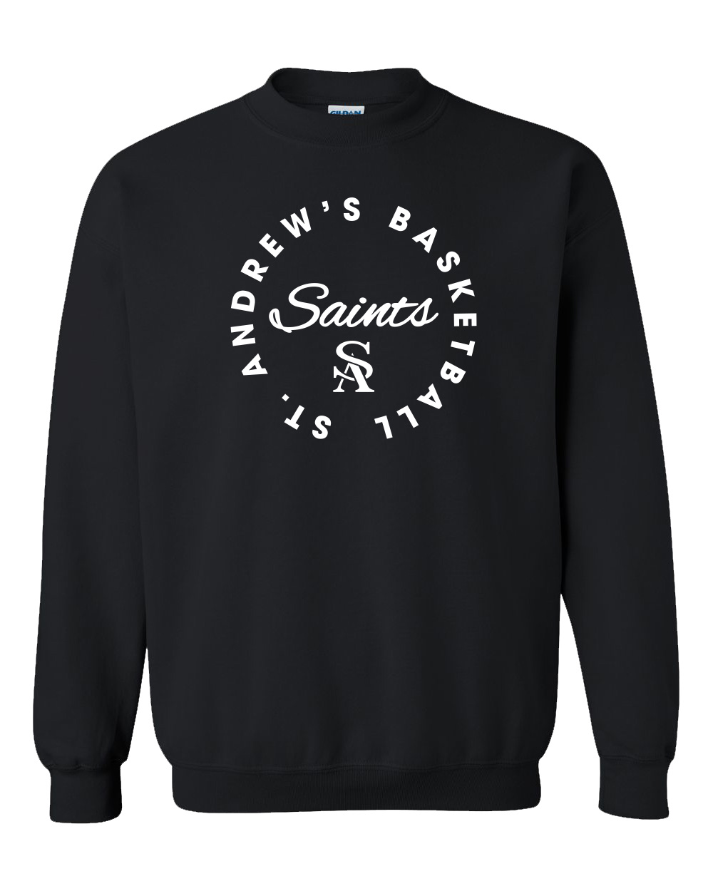 St. Andrew's Basketball "Circle" Crewneck Sweatshirt - Image 4