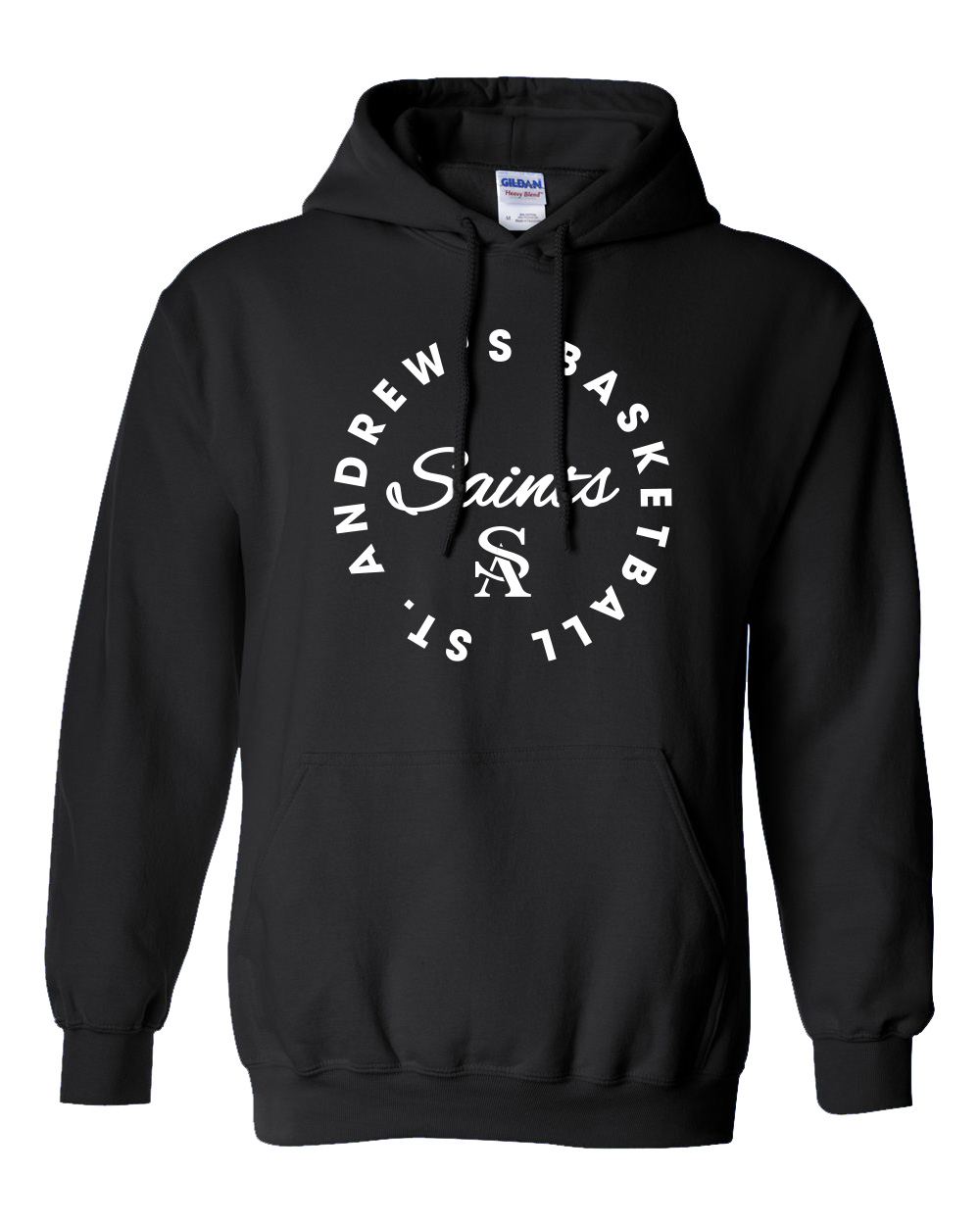 St. Andrew's Basketball "Circle" Hooded Sweatshirt