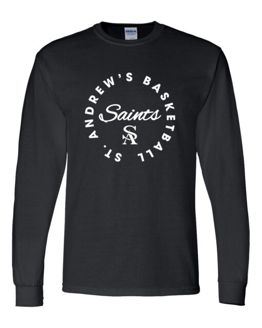 St. Andrew's Basketball "Circle" Long-Sleeve T-Shirt - Image 4