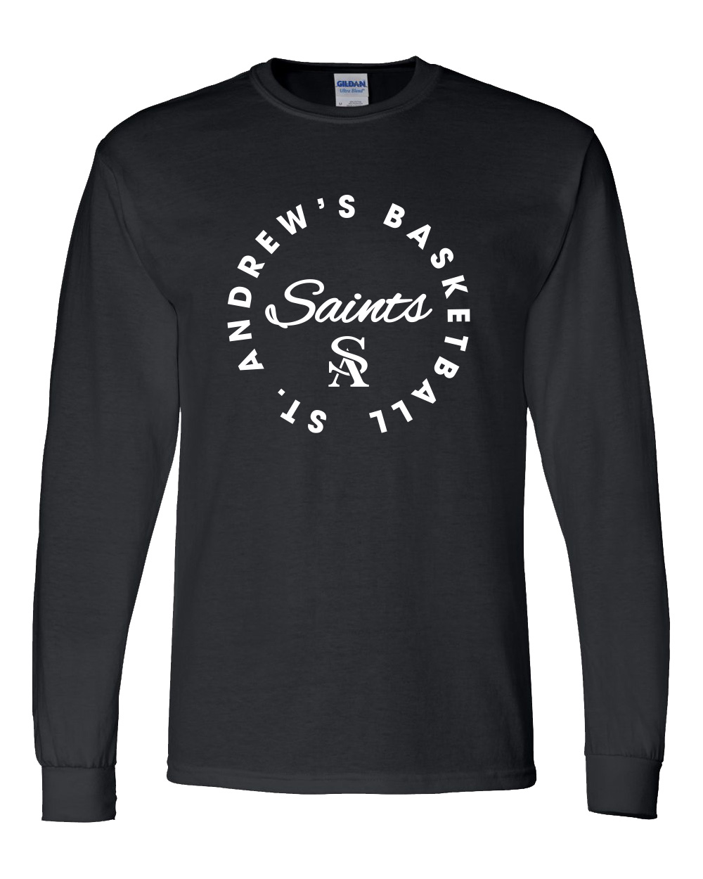 St. Andrew's Basketball "Circle" Long-Sleeve T-Shirt - Image 4