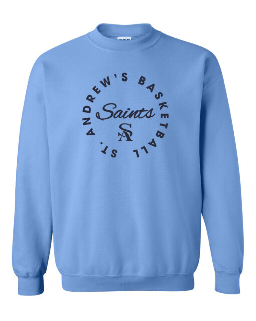 St. Andrew's Basketball "Circle" Crewneck Sweatshirt - Image 2