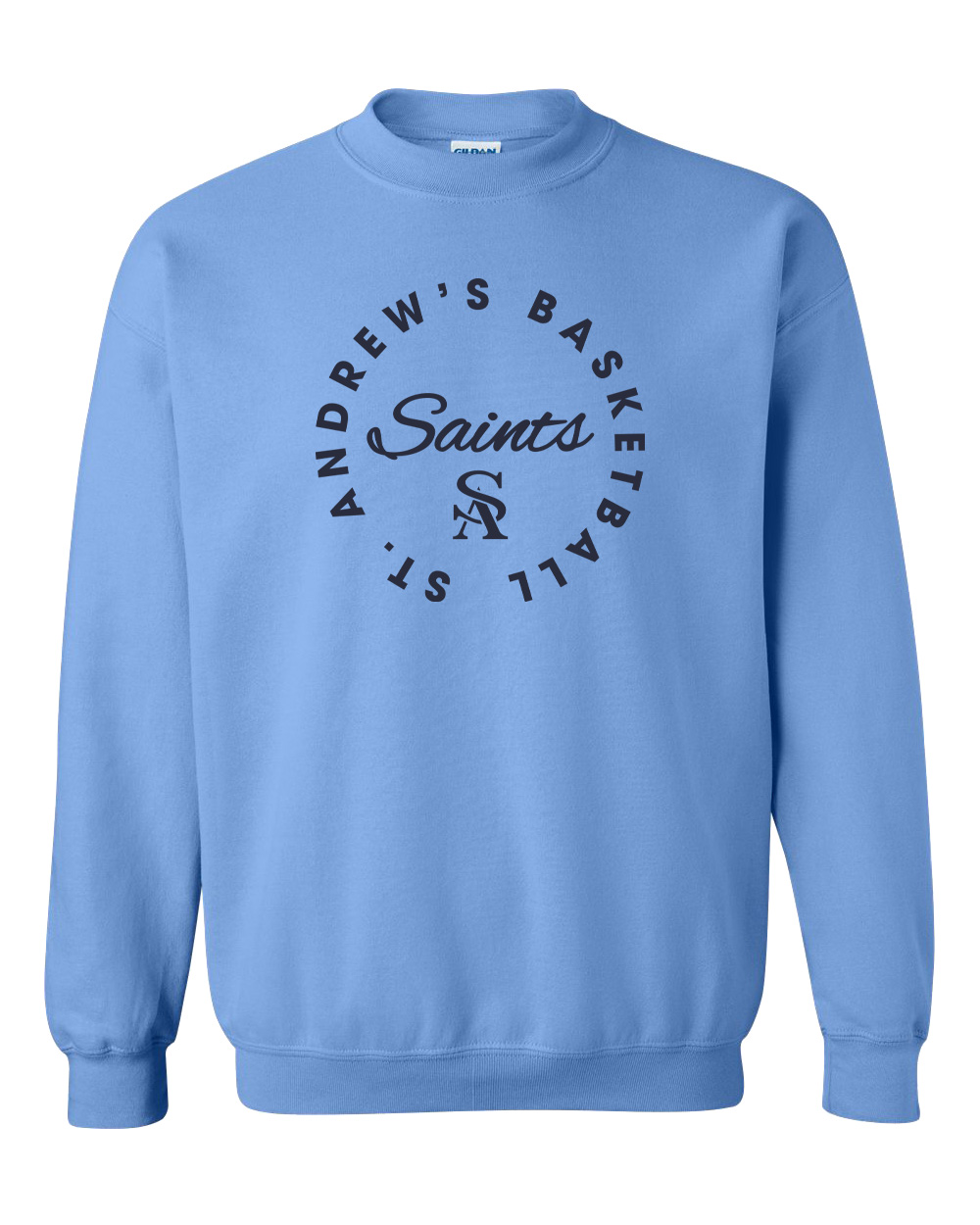 St. Andrew's Basketball "Circle" Crewneck Sweatshirt - Image 2