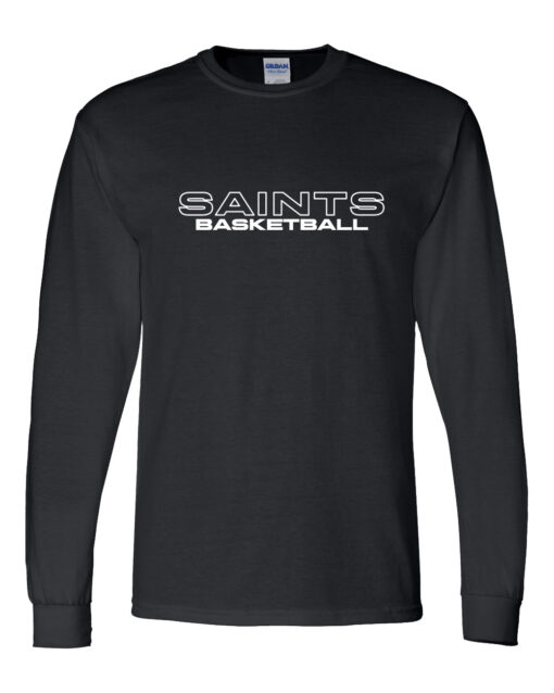 St. Andrew's Basketball "Outline" Long-Sleeve T-Shirt - Image 4