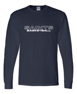 St. Andrew's Middle School Basketball "Outline" Long-Sleeve T-Shirt