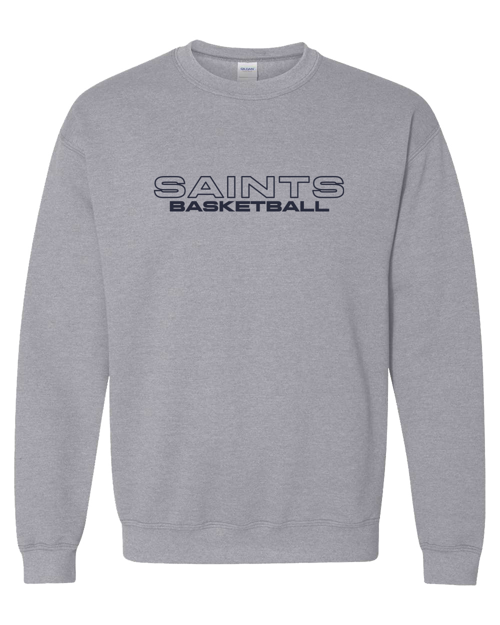 St. Andrew's Basketball "Outline" Crewneck Sweatshirt - Image 2