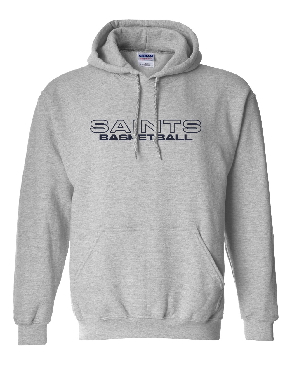 St. Andrew's Basketball "Outline" Hooded Sweatshirt - Image 3
