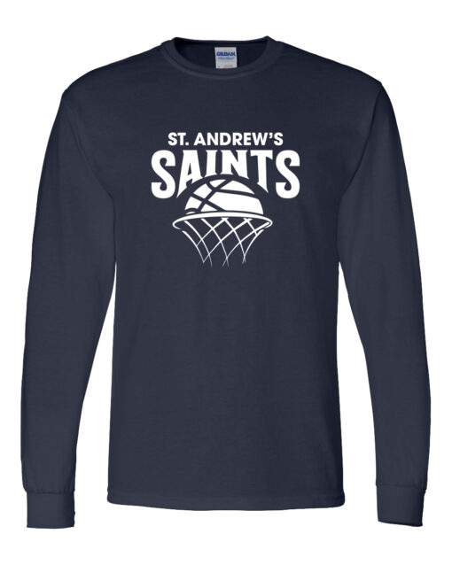 St. Andrew's 5th/6th Basketball "Swish" Long-Sleeve T-Shirt