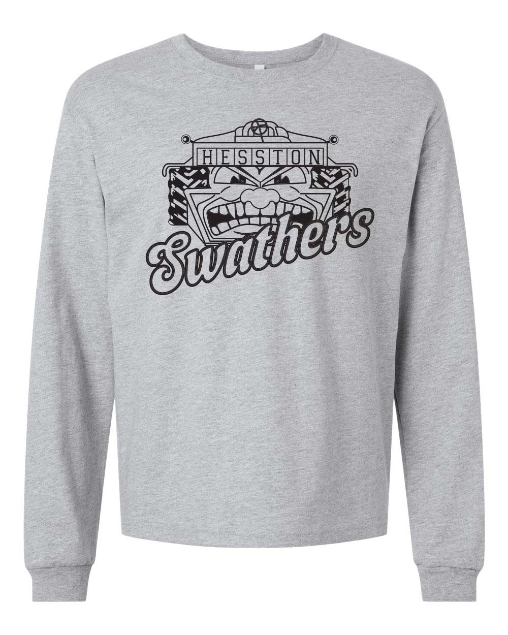 Hesston Swather Oversized Heavyweight Long Sleeve Tee - Image 2