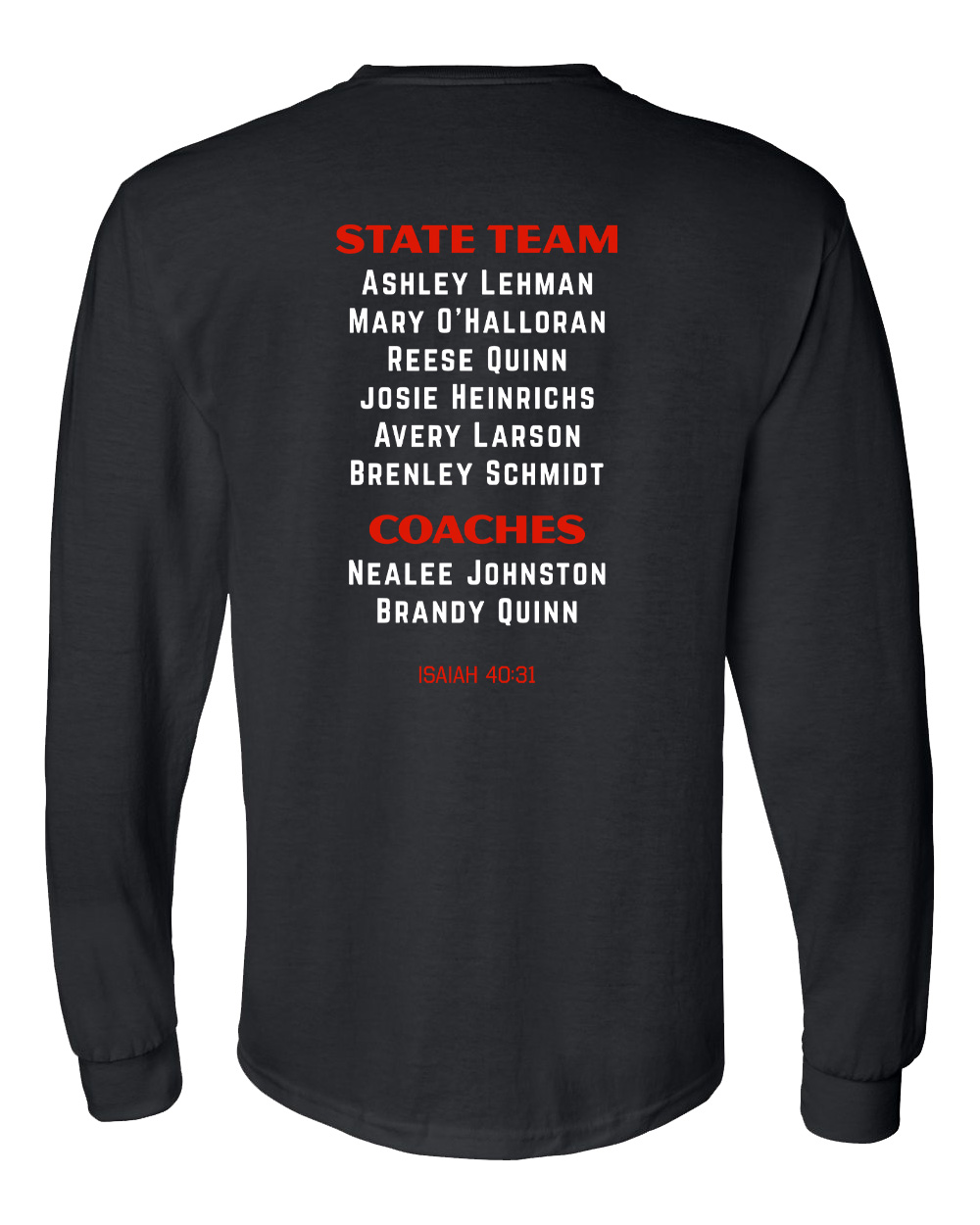 Swather State Cross Country Long Sleeve Tee - Image 2