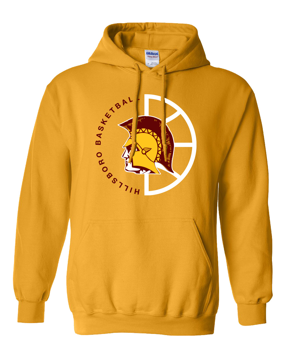 Hillsboro High School Basketball Hooded Sweatshirt - Image 2