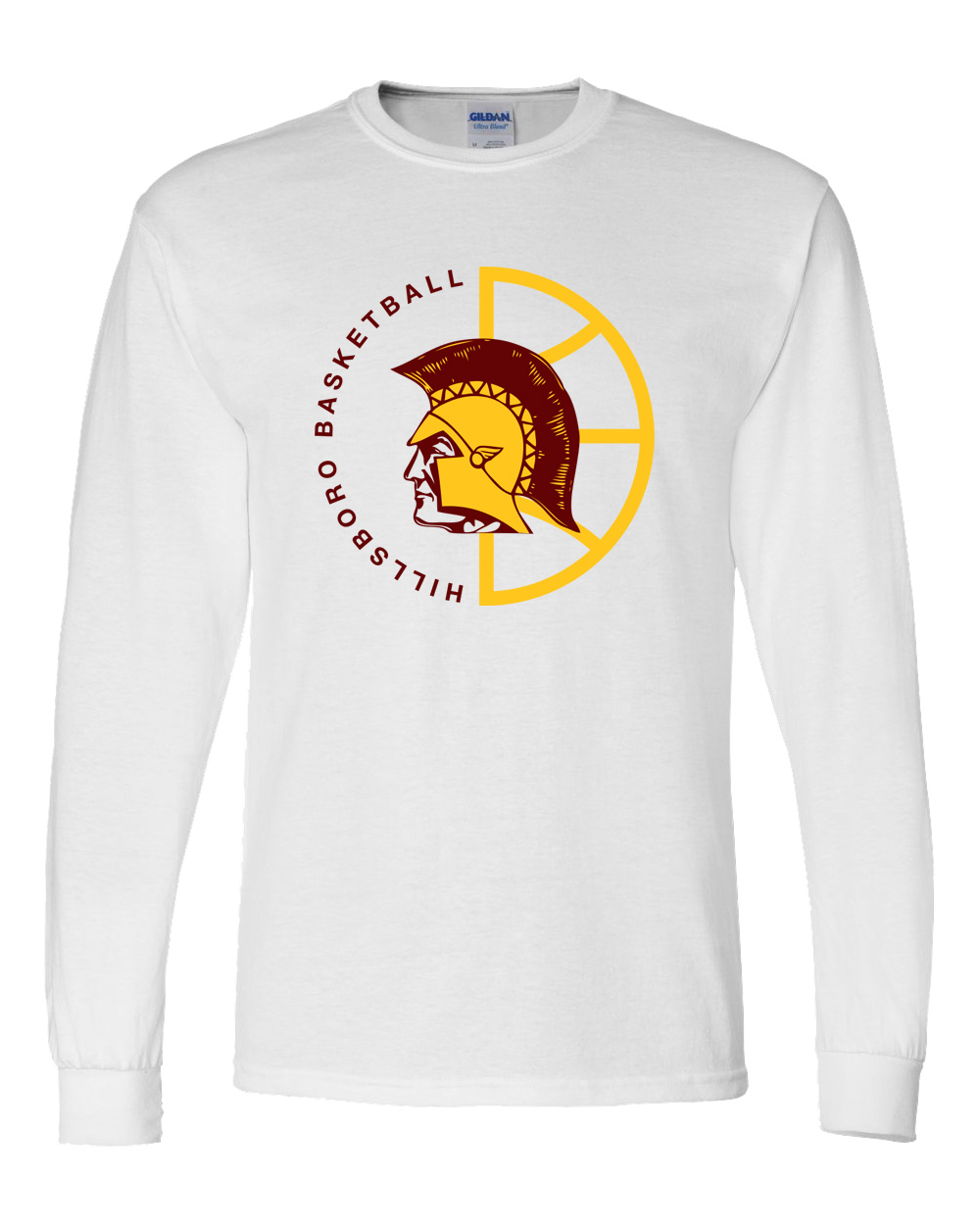 Hillsboro High School Basketball Long-Sleeve T-Shirt