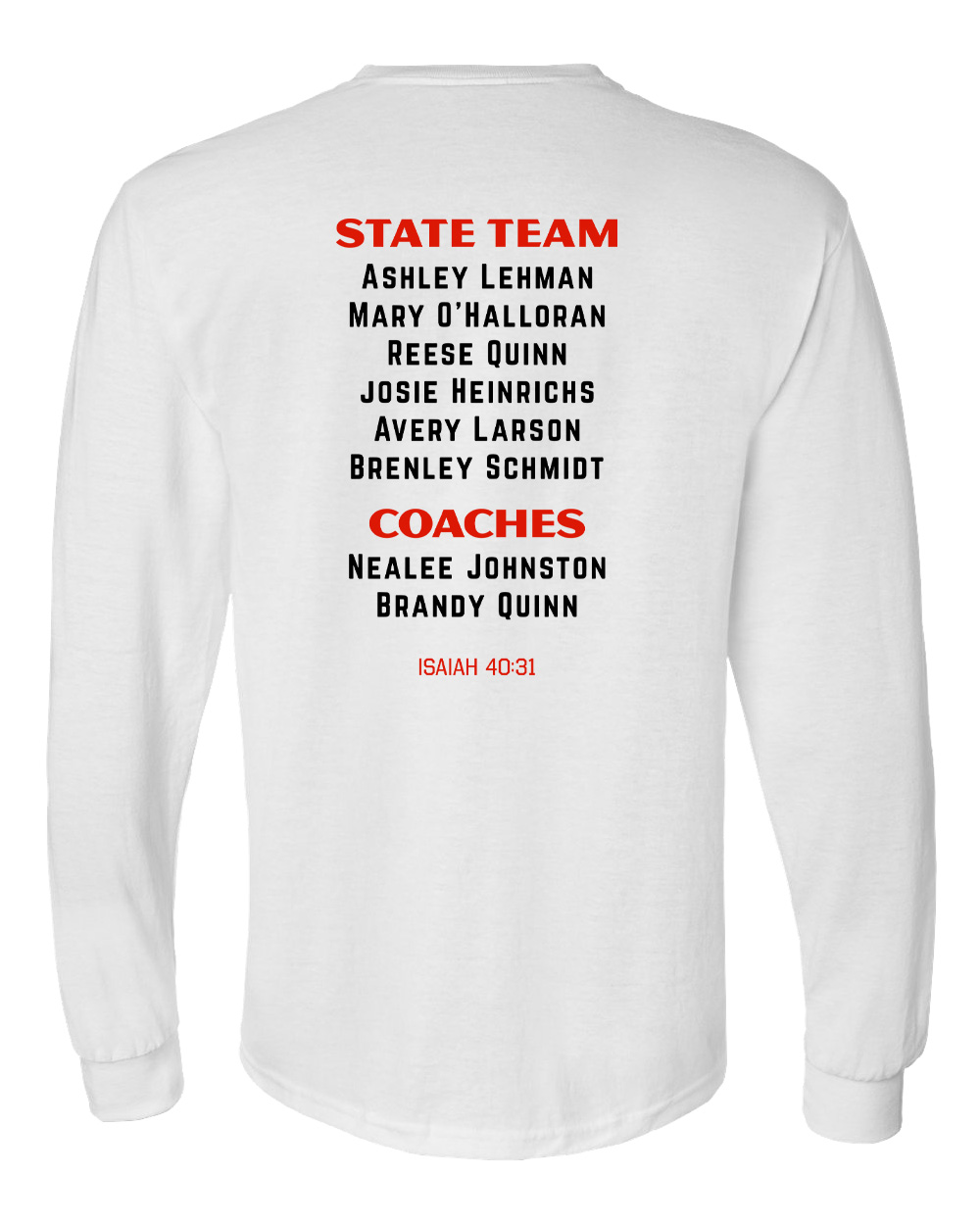Swather State Cross Country Long Sleeve Tee - Image 4