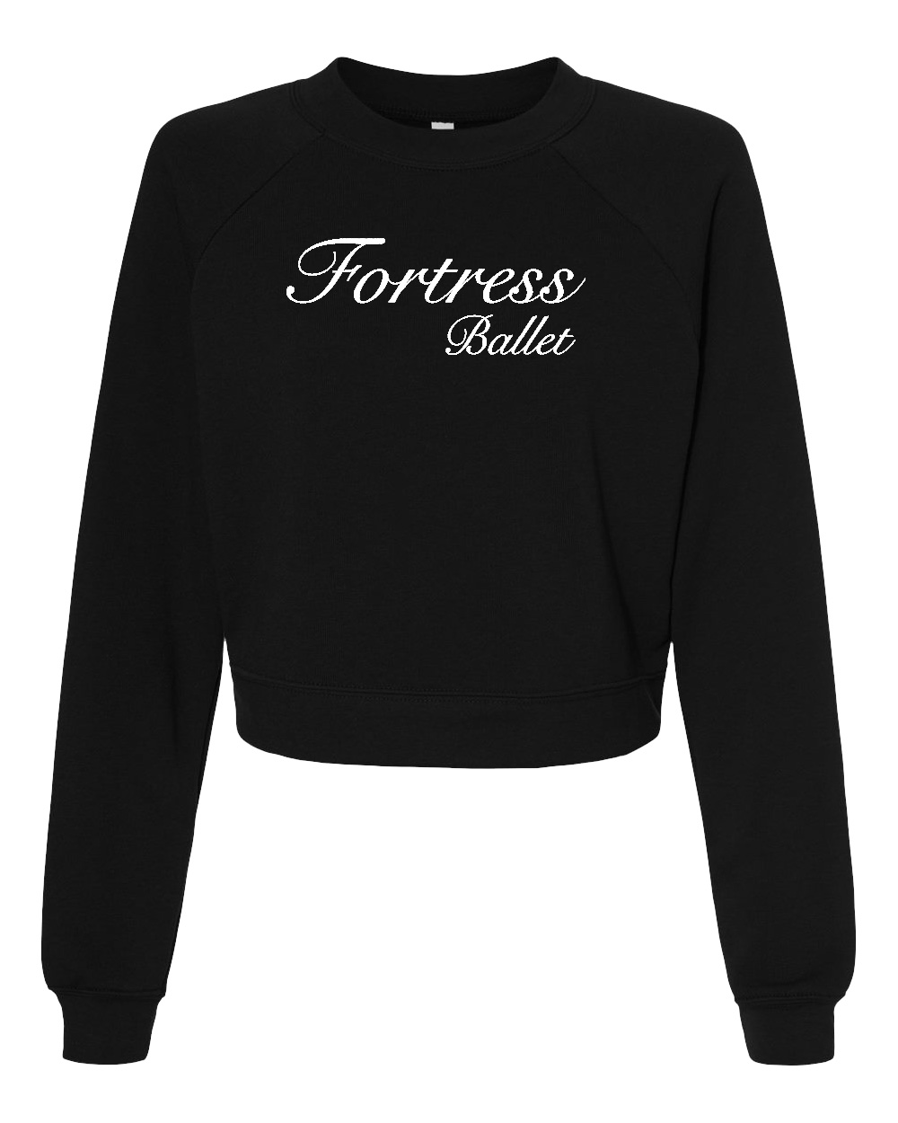 Fortress Ballet Crop Crewneck Sweatshirt - Image 2